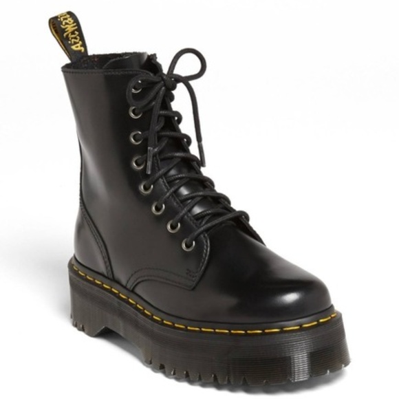 Dr. Martens Shoes - Dr Martens Womens Jadon Boots Leather Retro Unisex